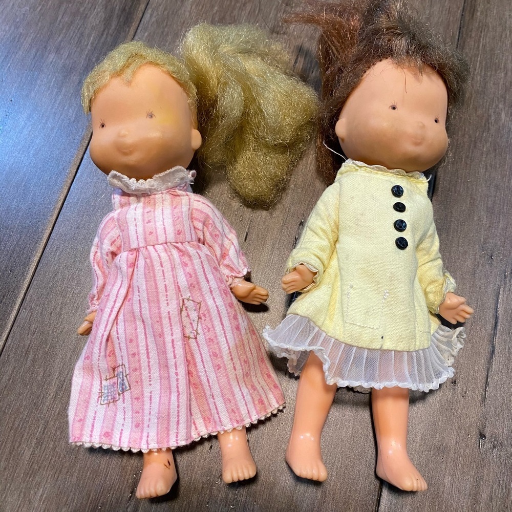 Vintage KTC Holly Hobby Friends Knickerbocker 6" Dolls